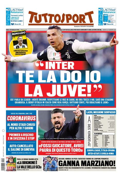 copertine di oggi edicola.